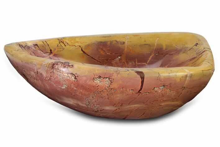 Polished Saharan Desert Jasper Bowl - Morocco #326920